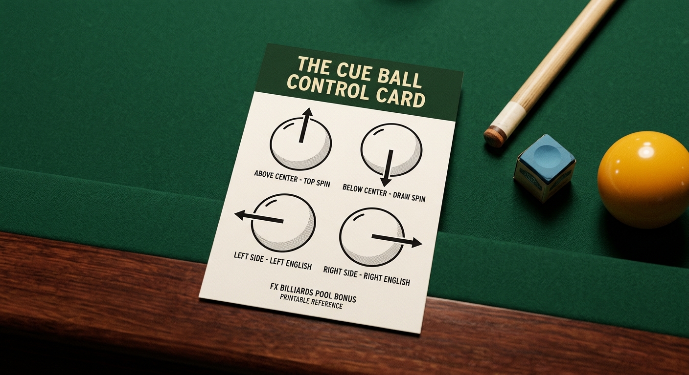 The Cue Ball Control Card